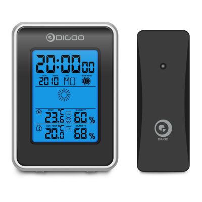 Digoo DG-TH1981 Backlit Weather Station Thermometer Hygrometer + Outdoor Sensor