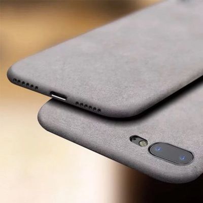 For iPhone 8 7 6 X Plus Shockproof Thin Soft TPU Sandstone Matte Back Case Cover